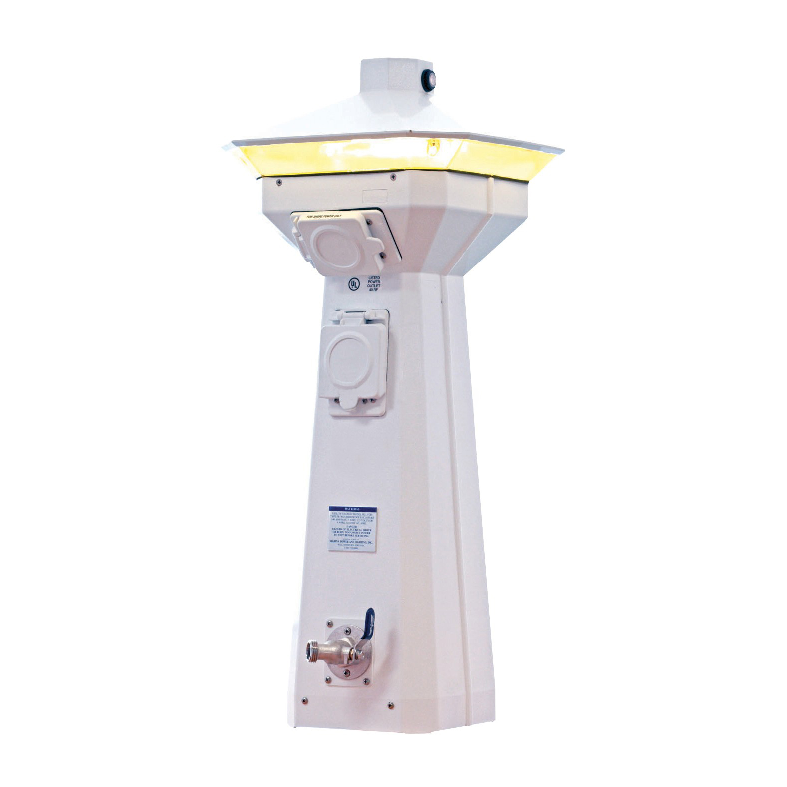 hatteras light power pedestal